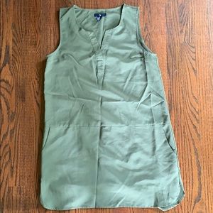 GAP Olive green shift dress